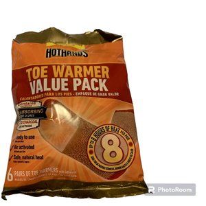 2x HotHands Toe Warmer Value Pack Ready to Use Up to 8 Hours Per Pair 12ct Total